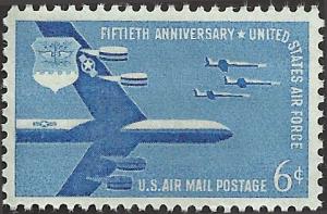 # C49 MINT NEVER HINGED AIR FORCE 50TH ANNIV.