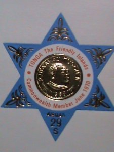 ​TONGA 1970 -SC#C73 KING TAUFA'AHAU TUPOU IV MEDAL- MNH-VERY FINE-