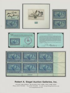 Henry Tolman, U.S. Revenue Stamps Part 3, R.A. Siegel, Sale #926, Dec. 19, 2006 