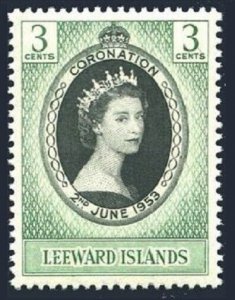 Leeward Islands 132, MNH. Michel 116. Coronation 1953. Queen Elizabeth QE II.