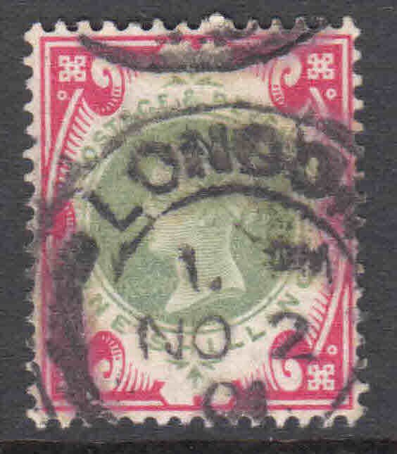 GREAT BRITAIN SC# 126 1901 CDS F-VF SOUND $145 SCV