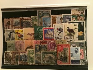 Ceylon mixed old stamps  R21916