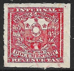 PHILIPPINES 1970 1p ARMS Documentary Revenue Bft 97 VFU