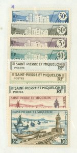 St. Pierre & Miquelon #346/355 Unused Single (Complete Set)