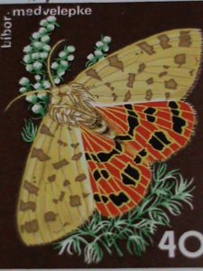 HUNGARY STAMP- COLORFUL BEAUTIFUL LOVELY BUTTERFLY JUMBO LARGE CTO STAMPS-VF