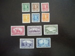 Stamps - Canada - Scott# 217-227 - Mint Hinged Set of 11 Stamps