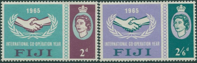 Fiji 1965 SG343-344 ICY set MNH