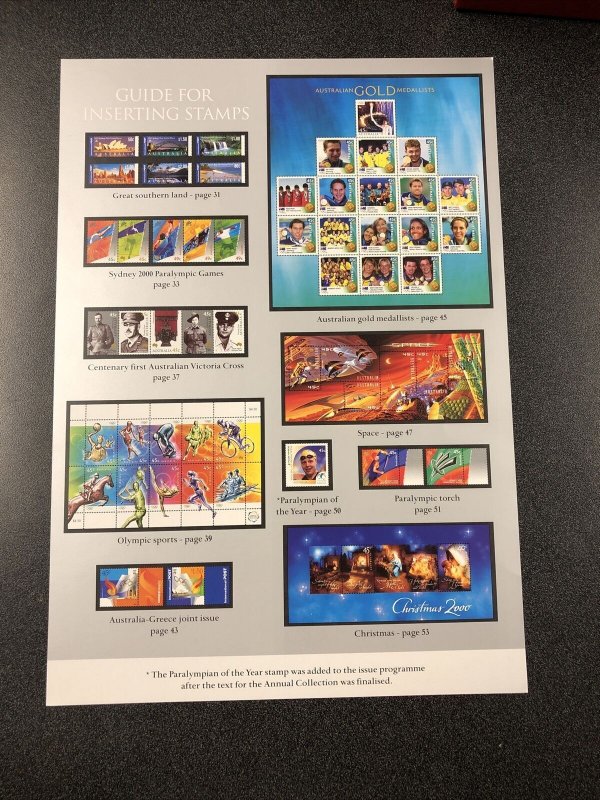 The Collection of 2000 Australian Stamps Deluxe Edition MB 