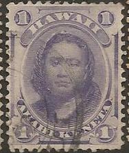 U.S. Scott #30 Hawaii Stamp - Used Single