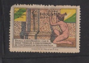 Brazil Propaganda Stamp -  1822-1922 Independence Centenary Celebration