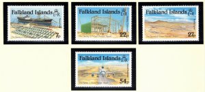 FALKLAND ISLANDS 1985 Mt Pleasant Airport; Scott 425-28, SG 501-04; MNH