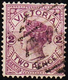 Australia(Victoria).1886 2d S.G.314d Fine Used