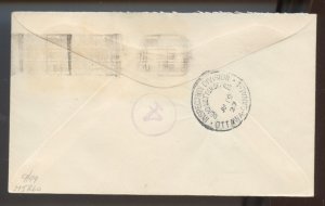 ?12 cent airmail flight ABANDONED Dead Letter Returned 1927 cover Canada