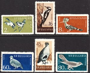 Bulgaria Scott 1050-55 complete set F to VF CTO.  FREE...