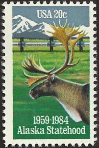 # 2066 MINT NEVER HINGED ALASKA STATEHOOD