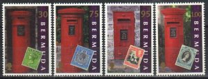 Bermuda Stamp 783-786  - Mail boxes and stamps