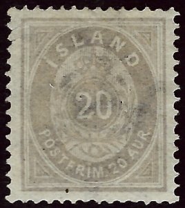 Iceland Facit #14a SCV#13 Mint VF SCV$750.00....Worth a Close Look!!