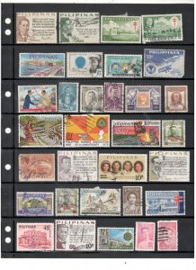 PHILIPPINES COLLECTION ON STOCK SHEET MINT/USED