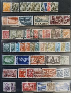 germany saar stamps - great lot #702 mint and used