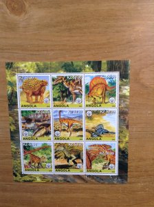 Angola (Dinosaurs )  # 1  MNH