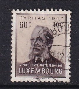 Luxembourg   #B143 used 1947  Michel Lentz 60c