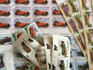 Cars Motor vehicles motor cars stamps for Craft or to collect R24782 