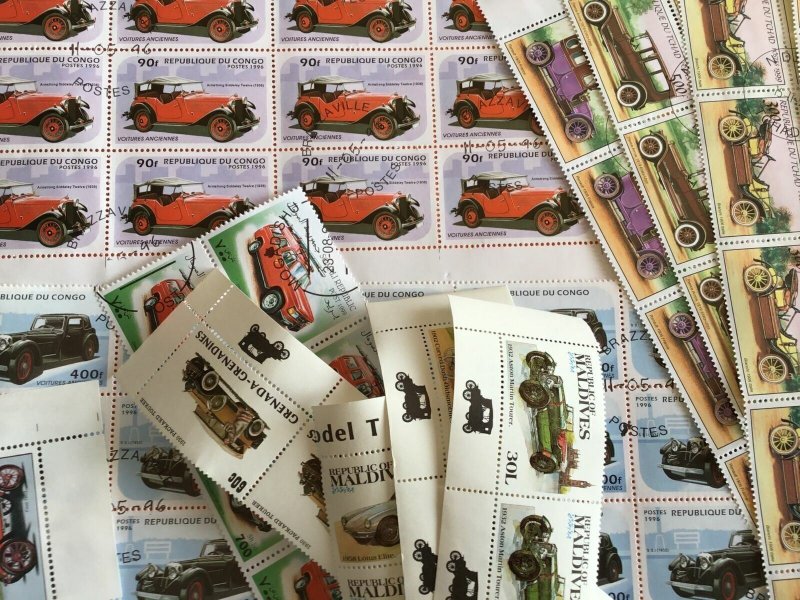 Cars Motor vehicles motor cars stamps for Craft or to collect R24782 