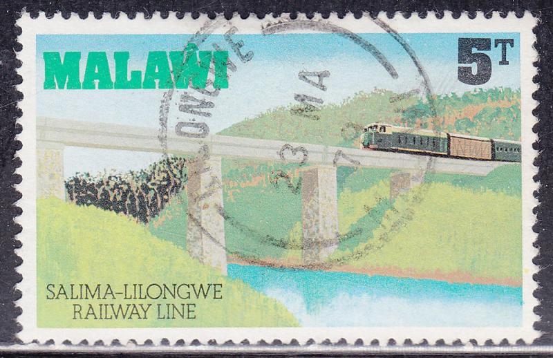 Malawi 346  Salima Lilongwe Railway, Train 1979