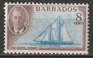 Barbados 1950 Sc 221 MNH**