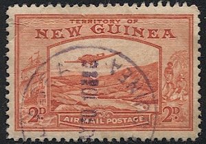 NEW GUINEA 1939 Sc C49, Used 2d Airmail, VF, TALASEA postmark