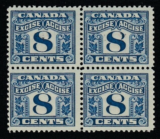 Kanada (Umsatz) Transporter Damm FX41, MNH Block Of Vier