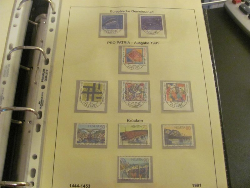 SWITZERLAND 1978-2005 STAMPS & COVERS XF COULD BE AS MUCH AS $2000 CATALGUE(188)