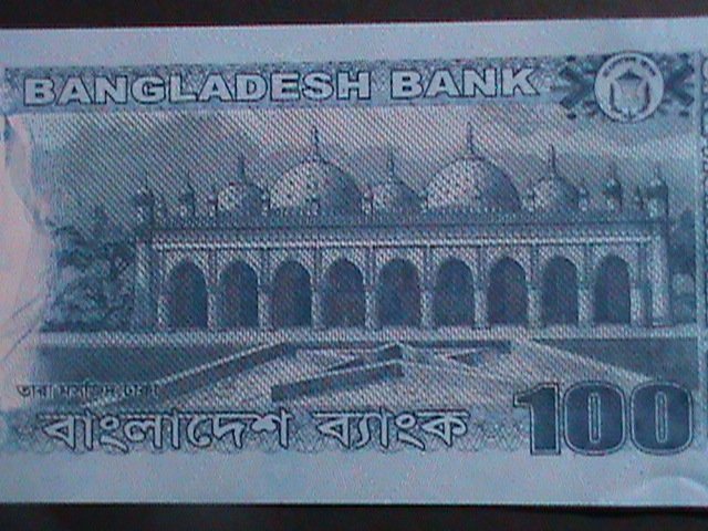 BANGLADDESH-2019 BANK OF BANGLADESH -100 TAKAS-UNCIRCULATED CURRENCY VF