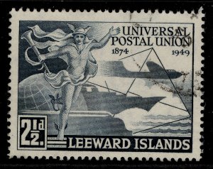 LEEWARD ISLANDS GVI SG119, 2½d blue-black, FINE USED.
