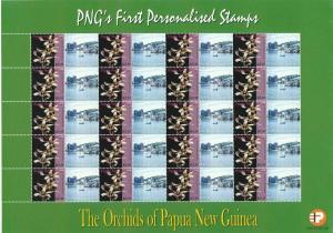 PAPUA NEW GUINEA 2007 Orchids Flowers Wildlife 18 Sheets MNH (PAP225