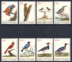 VATICAN 845-9 MNH SCV $9.400 BIN $4.75 BIRDS