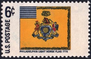 SC#1353 6¢ Historic Flags: Philadelphia Light Horse, 1775 (1968) MNH