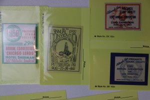 PSS Precancel Philatelic Society PRECANEX club exhibition collection lot 1950s