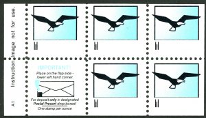 U.S. #PRE SORT TEST PANE MINT OG NH