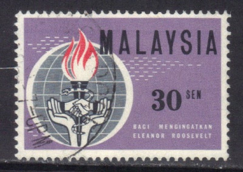 MALAYSIA SC# 10 **USED** 1963  30s    SEE SCAN