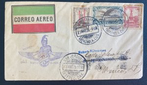 1929 Tapachula Chiapas Mexico First Flight Airmail Cover To San Jeronimo Oaxaca