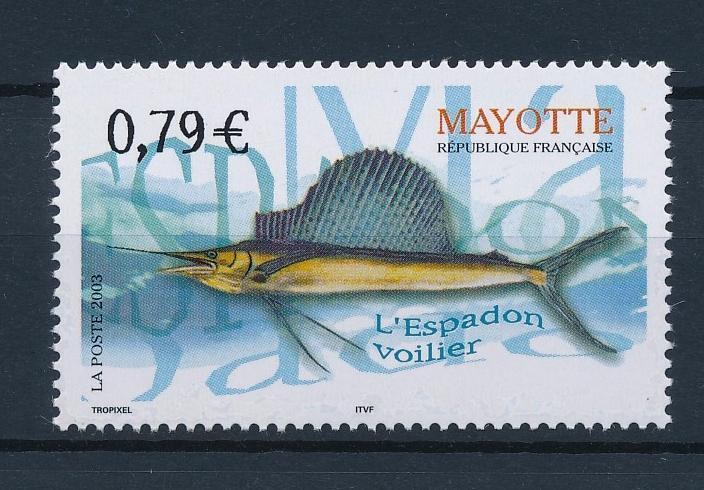 [39097] Mayotte 2003 Marine Life Fish MNH