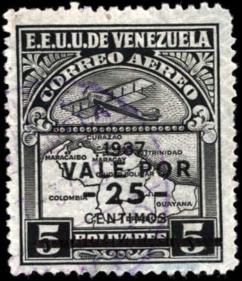 Venezula #C44, Incomplete Set, 1937, Used