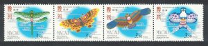 Macao Macau Paper Kites 4v Strip Def 1996 MNH SC#844-847 SG#958-961