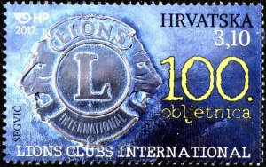 Croatia 2017 MNH Stamps Scott 1040 Lions Club