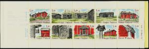 Finland 626 Booklet MNH Farm Houses