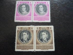 Stamps-Cuba -Scott# 553-556,C131-C133,E21 - Mint Hinged Set of 8 Stamps in Pairs