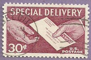 US Used Special Delivery Scott E21 Hands & Letter #3