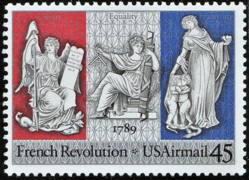 SC#C120 45¢ French Revolution Bicentennial Single (1989) MNH