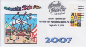 2007 Nebraska State Fair Lincoln NE w/Computer-generated Cachet